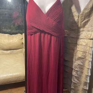 Ever Pretty Burgundy Maxi Dress